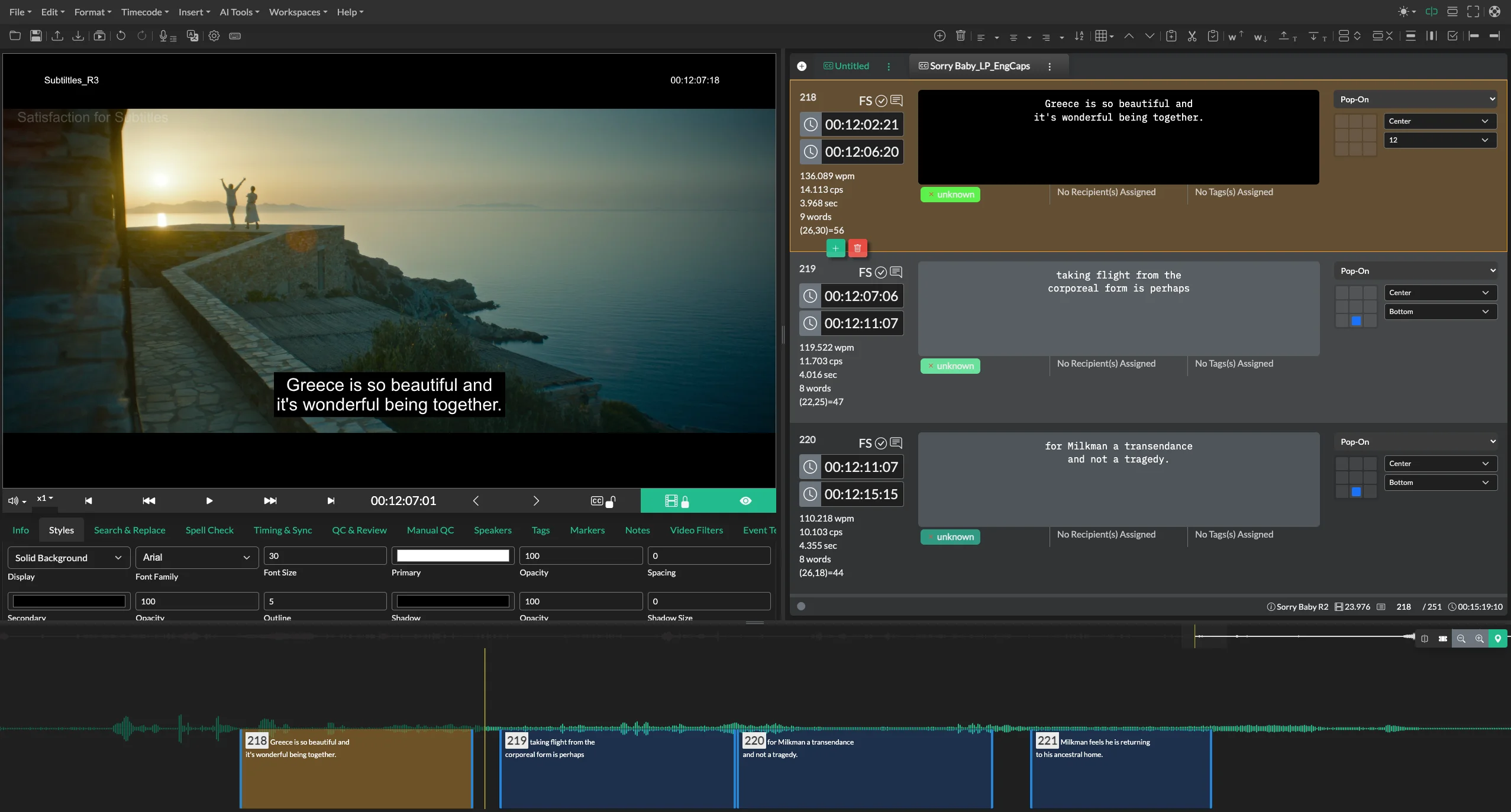 Gotham Lab proprietary closed captioning software — in-house captioning platform New York City