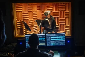 Daniel Day-Lewis voice-over session — Gotham Lab New York City audio production studio