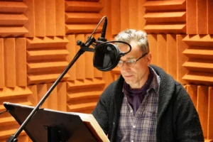 Daniel Day-Lewis at the microphone — Gotham Lab NYC professional voice-over recording studio
